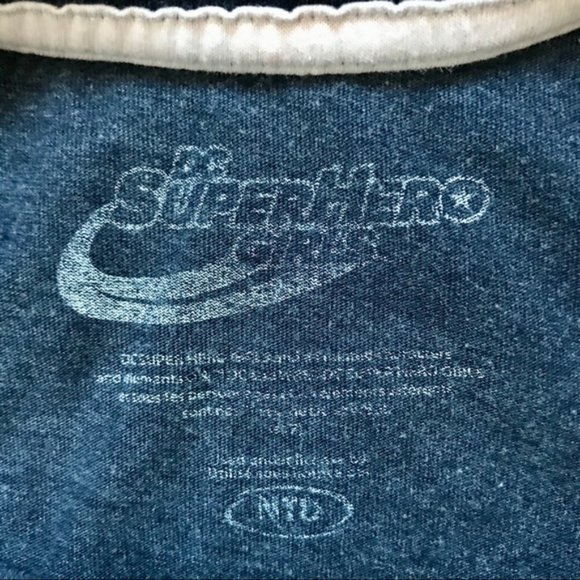 Girls Superhero Shirt sz L 10/12 - Picture 3 of 4